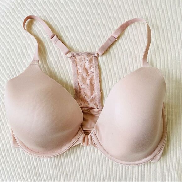 b.tempt'd Wacoal Womens Bra Future Foundation Lace-Back Front-Close Wire 32DD - Picture 3 of 5